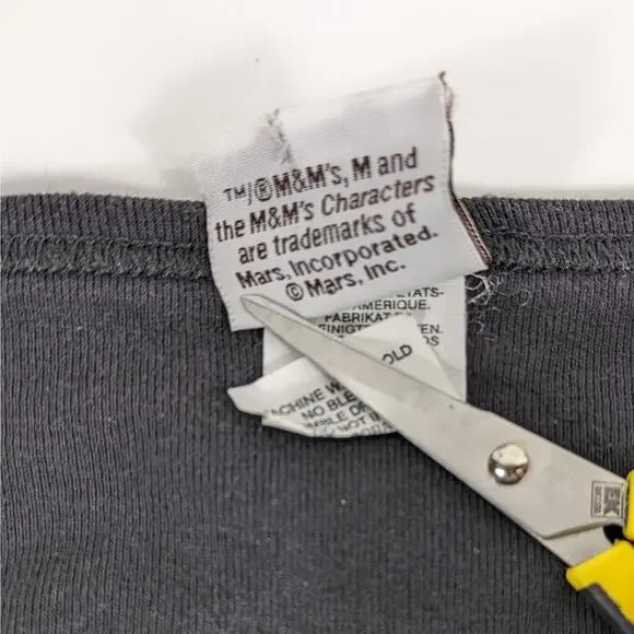 Official M&Ms World Womens One Size Long Sleeve Scoop Neck Shirt Mae West Green - Picture 7 of 13